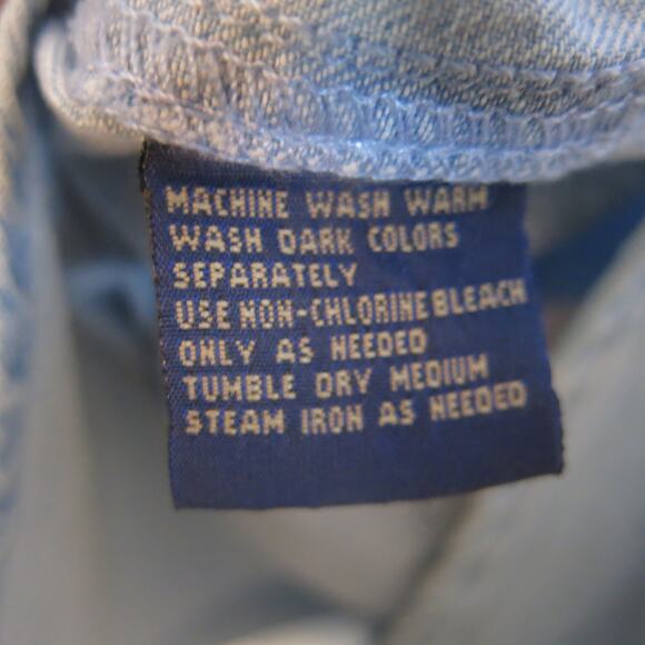 VINTAGE TIA DESIGNS Denim Jean Shirt 1950's Theme Size S Women's Rock n Roll - Picture 10 of 11